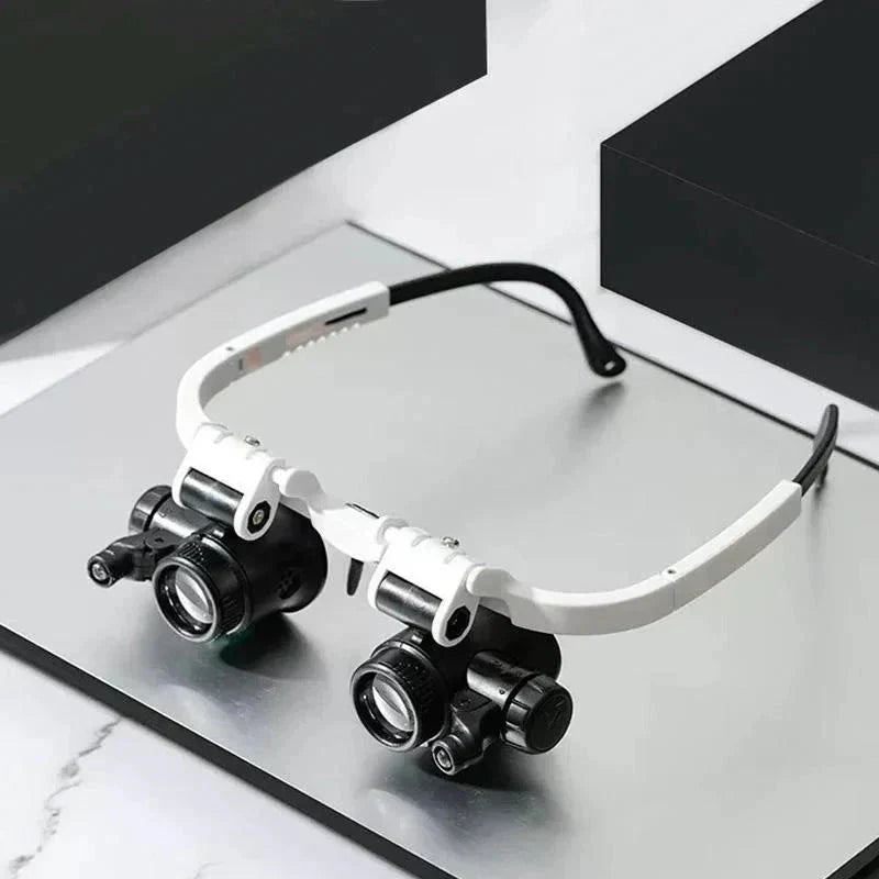 LED Magnifying Glasses with 8x, 15x, 23x Zoom for Precision Tasks