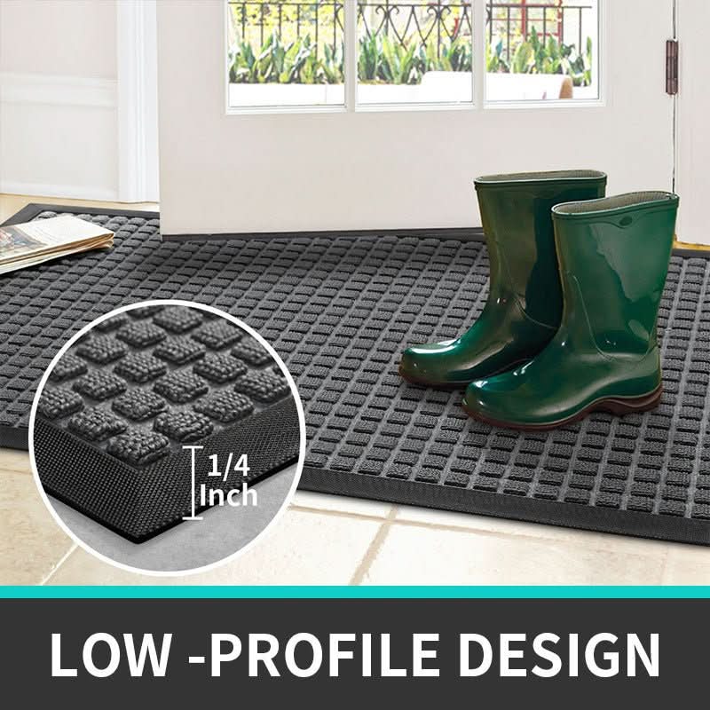 Durable Anti-Slip Dirt Scraping Doormat for Entryways