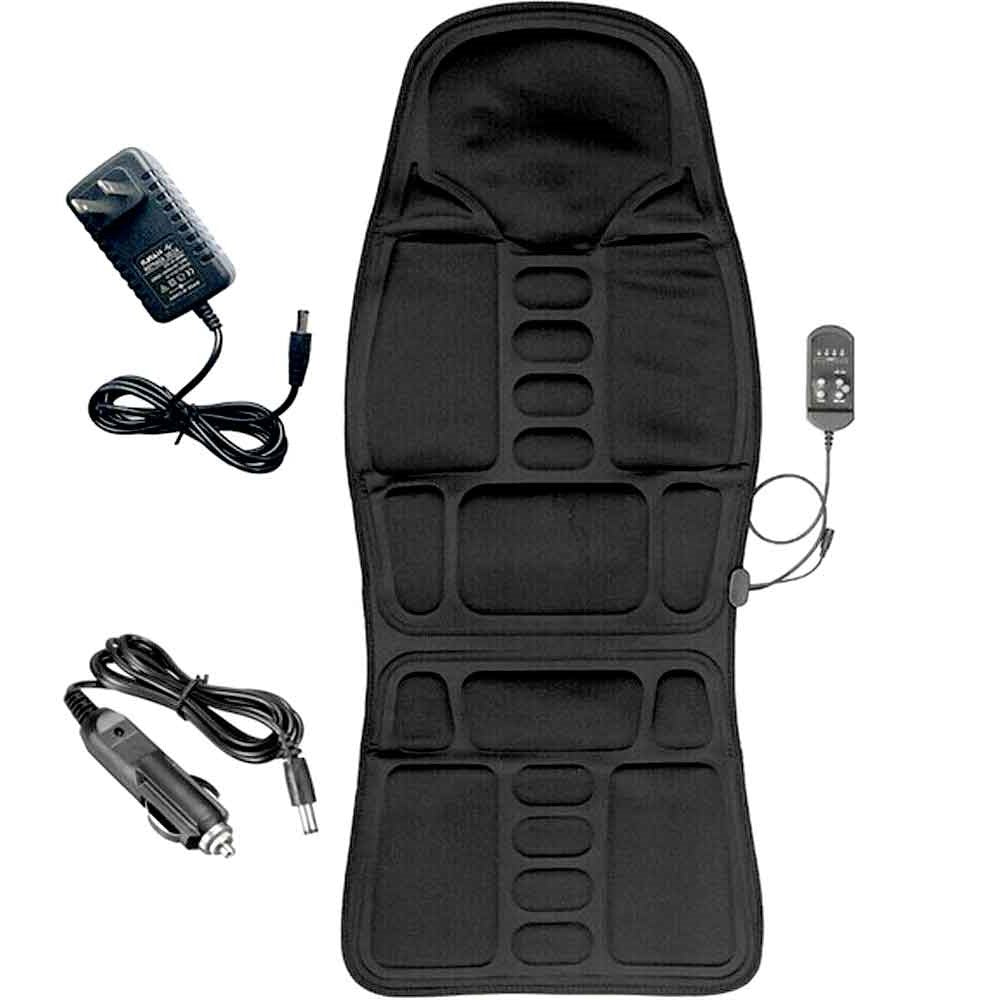 8-Mode Heated Massage Chair Pad for Back, Neck & Full-Body Comfort – Ideal for Car & Home