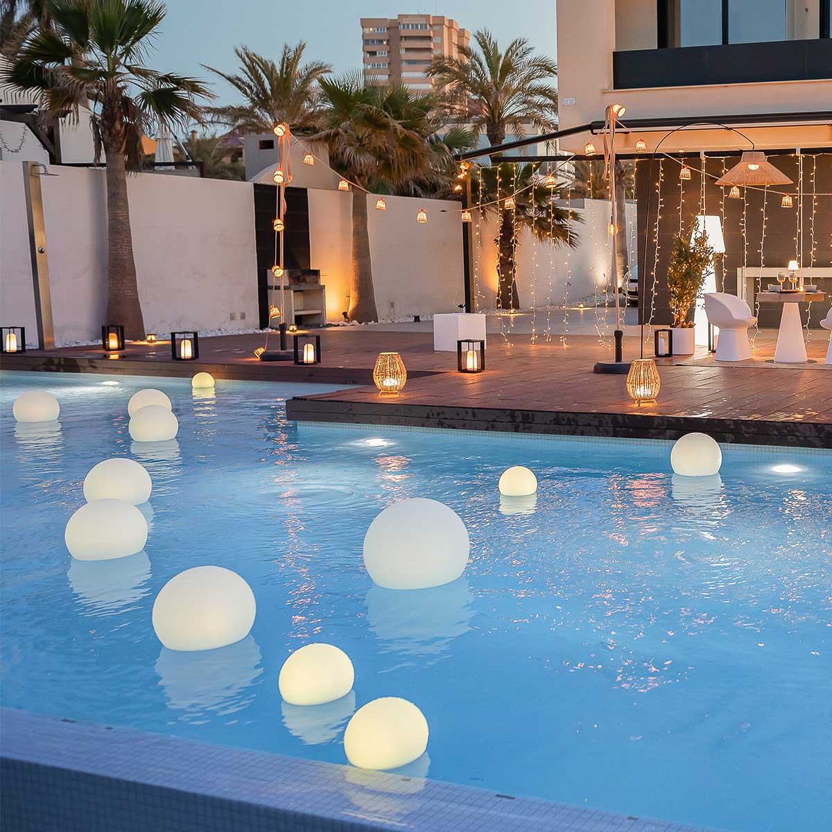 Glowing Sphere Lamp - Available in Multiple Sizes!
