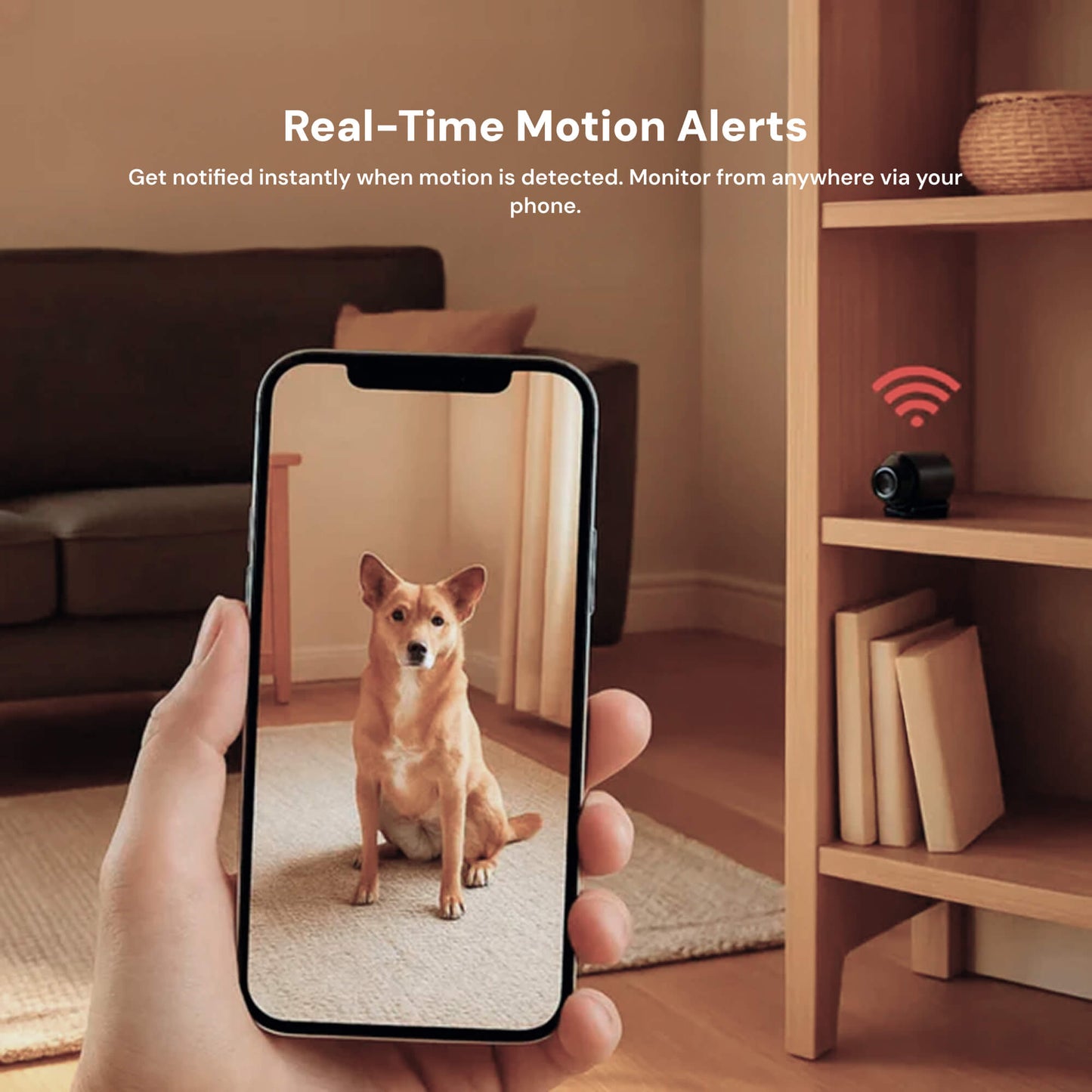 Compact Wireless Camera with Audio for Home Security