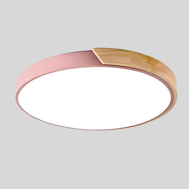Scandinavian Round LED Ceiling Light | Soft Glow, Minimalist Style for Any Room