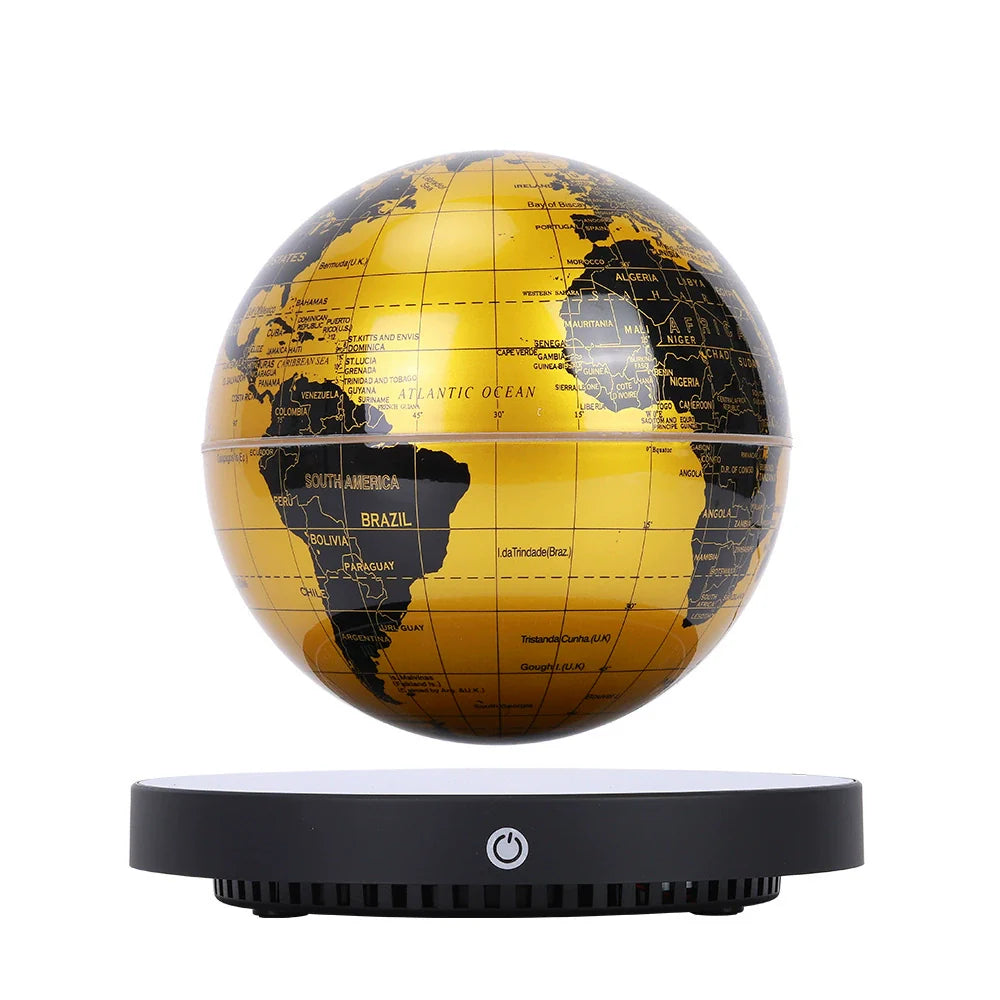 Levitating Globe Lamp with Digital Clock Base