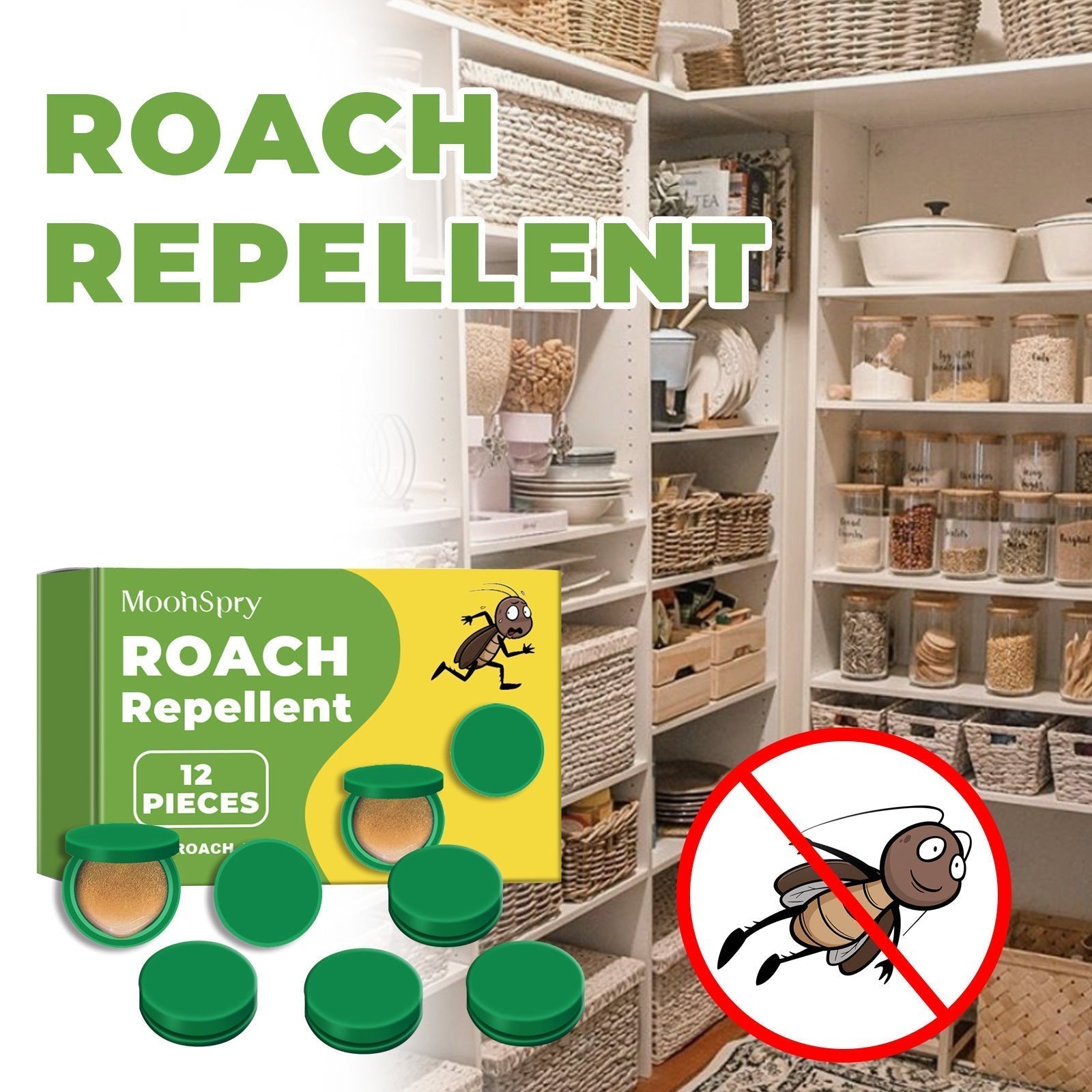 Child and Pet Friendly Cockroach Bait Discs