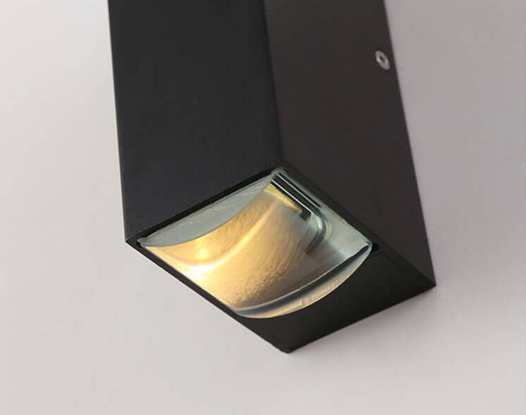 Modern Waterproof LED Outdoor Rectangular Wall Light Fixture