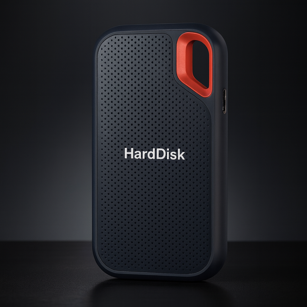 Portable High-Speed External SSD for Rapid Data Transfer & Shockproof Storage