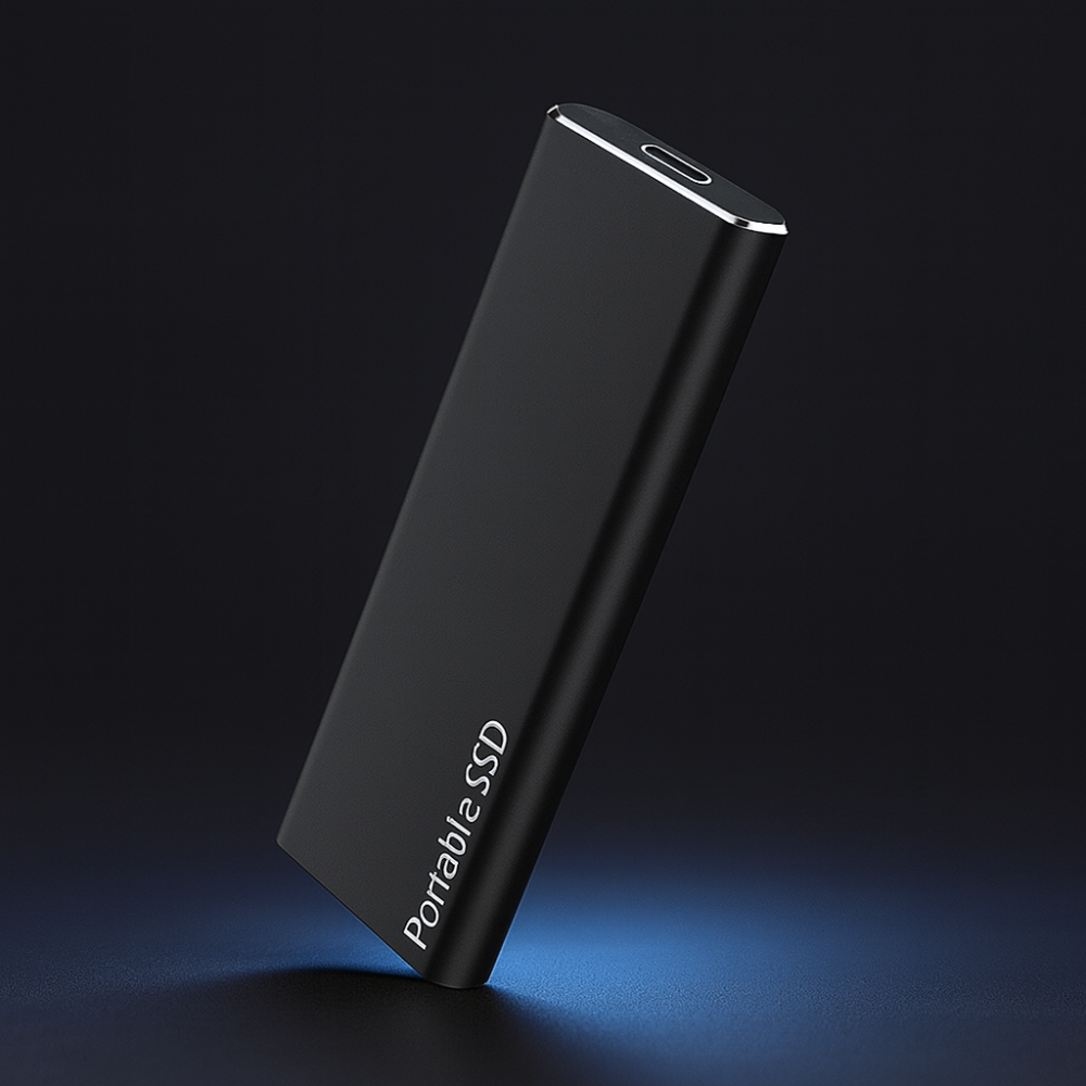 High-Speed Aluminum Portable External SSD Storage Drive