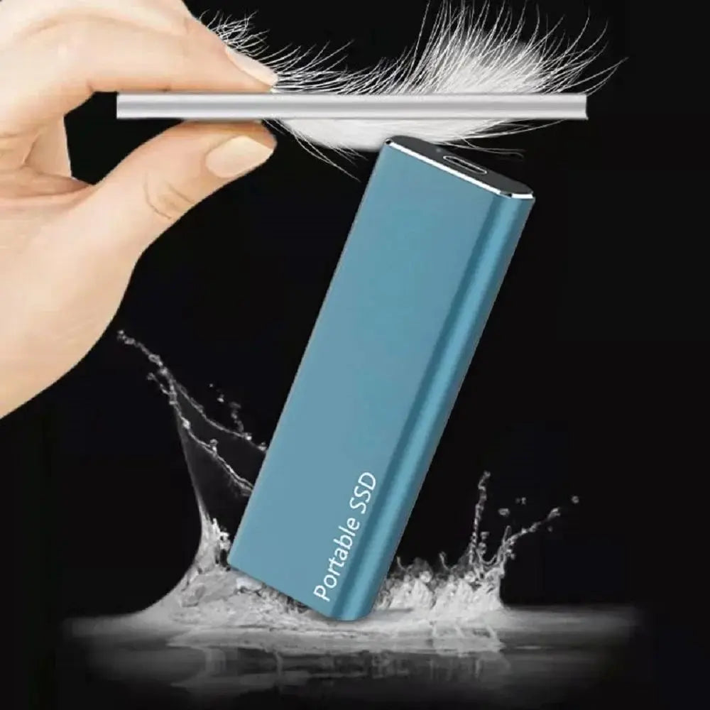 High-Speed Aluminum Portable External SSD Storage Drive