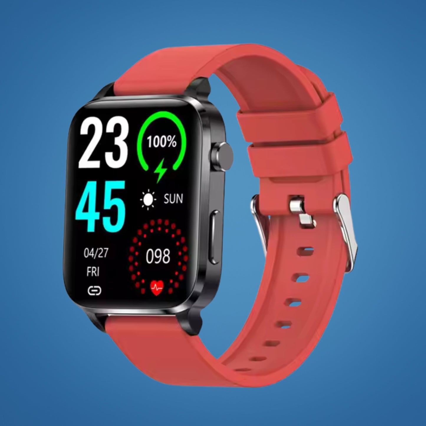 Non-Invasive Diabetes Smartwatch with HD Display – Pain-Free Glucose Monitor