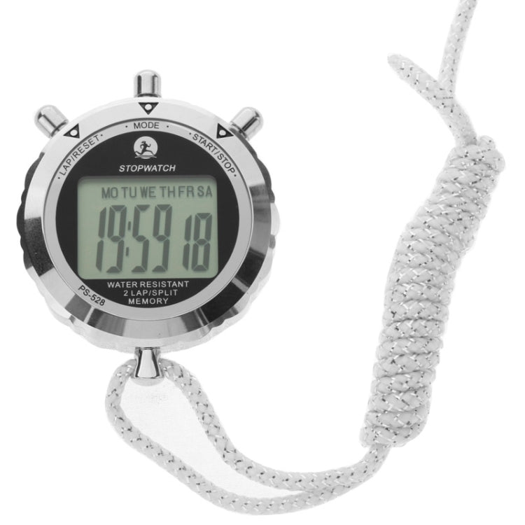 PS528 Handheld Digital Sports Stopwatch Timer with LCD Display and Strap