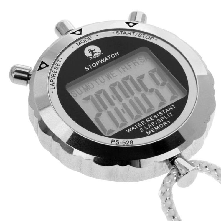 PS528 Handheld Digital Sports Stopwatch Timer with LCD Display and Strap