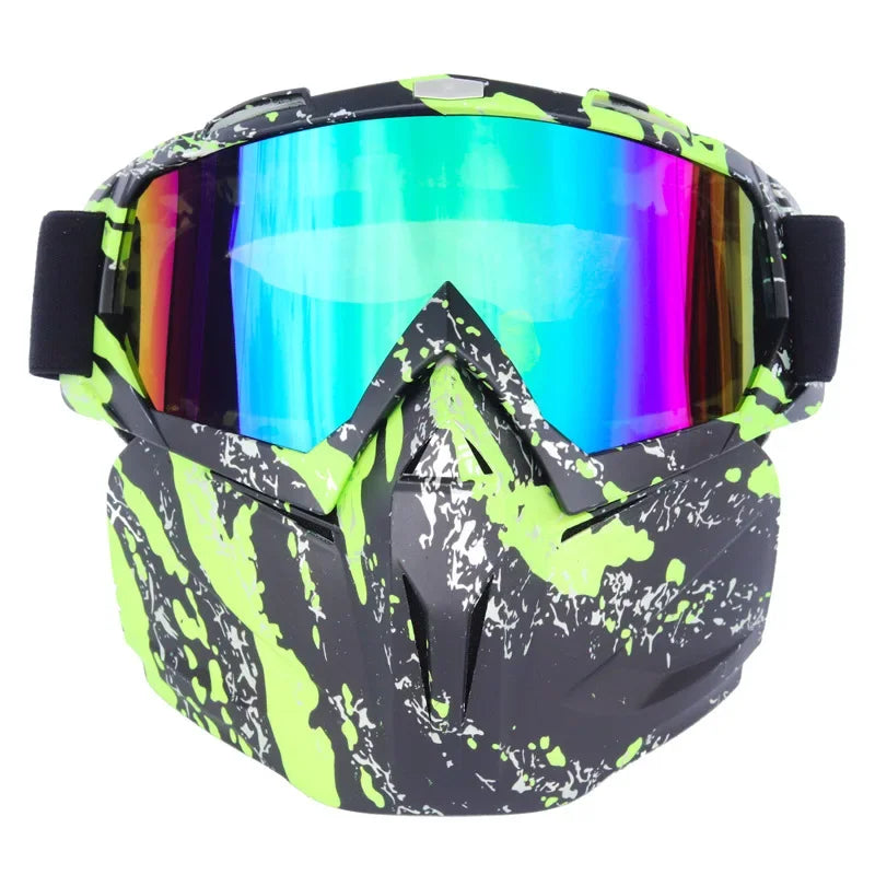 Snow Ninja Mask with UV Goggles for Winter Sports