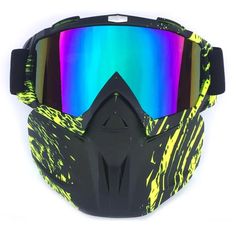 Snow Ninja Mask with UV Goggles for Winter Sports