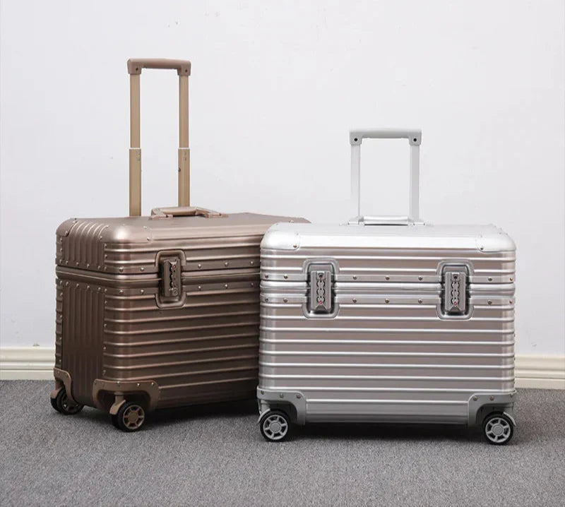 Aluminum-Magnesium Luxury Suitcase – Monaco Travel Companion