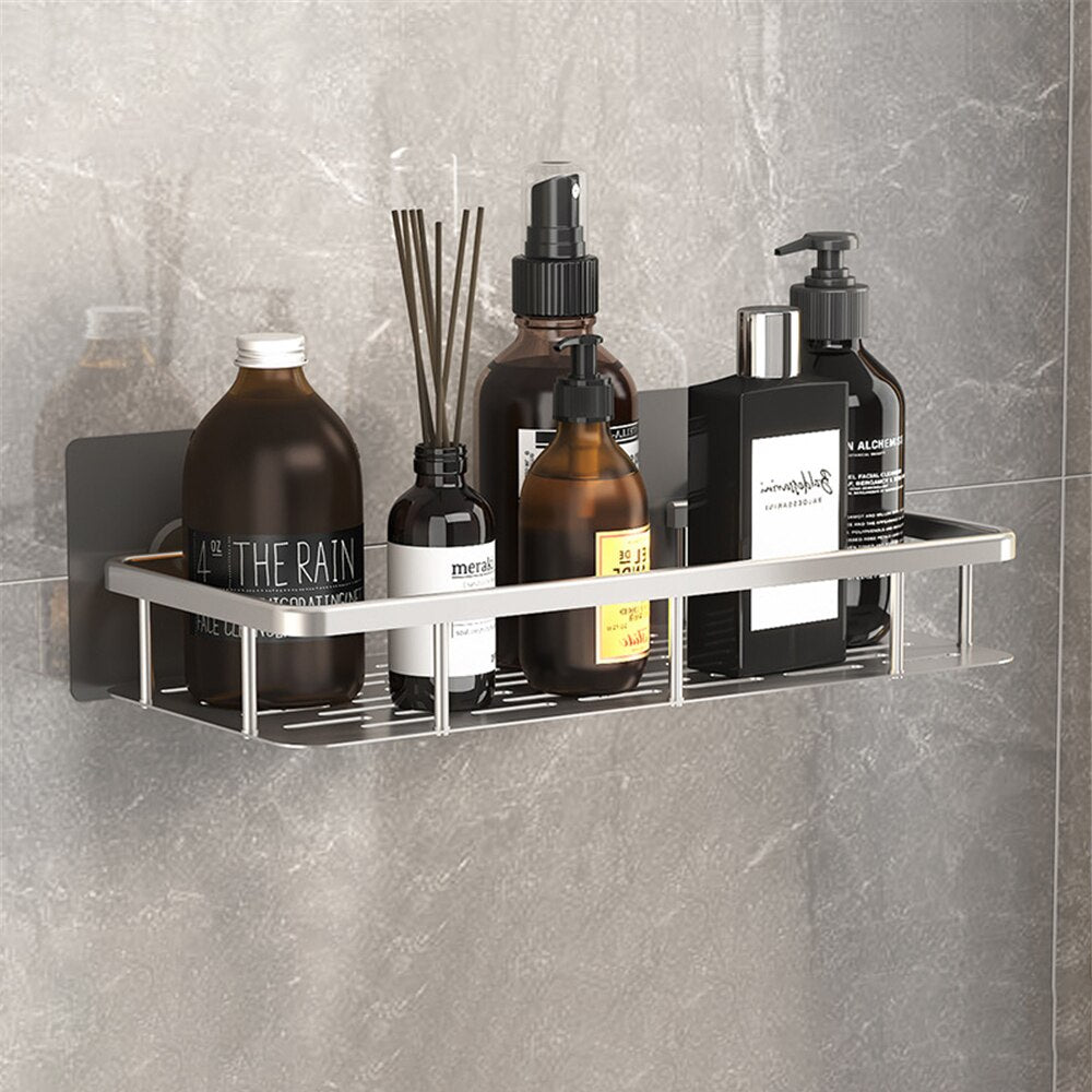 Metal Suction Cup Shelves for Bathrooms