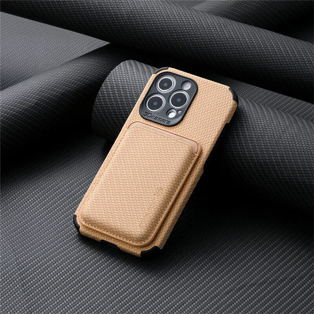 Magnetic iPhone Wallet Case with Card Holder and Slim Profile