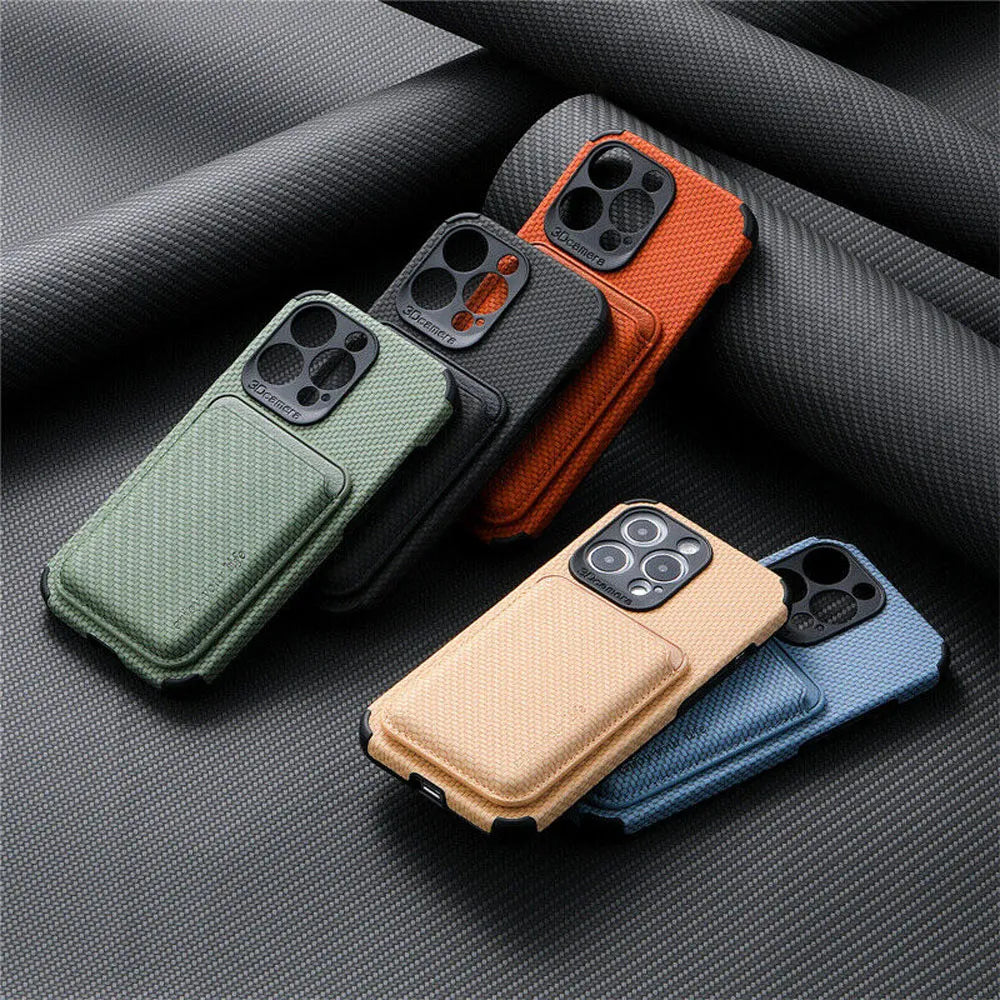 Magnetic iPhone Wallet Case with Card Holder and Slim Profile