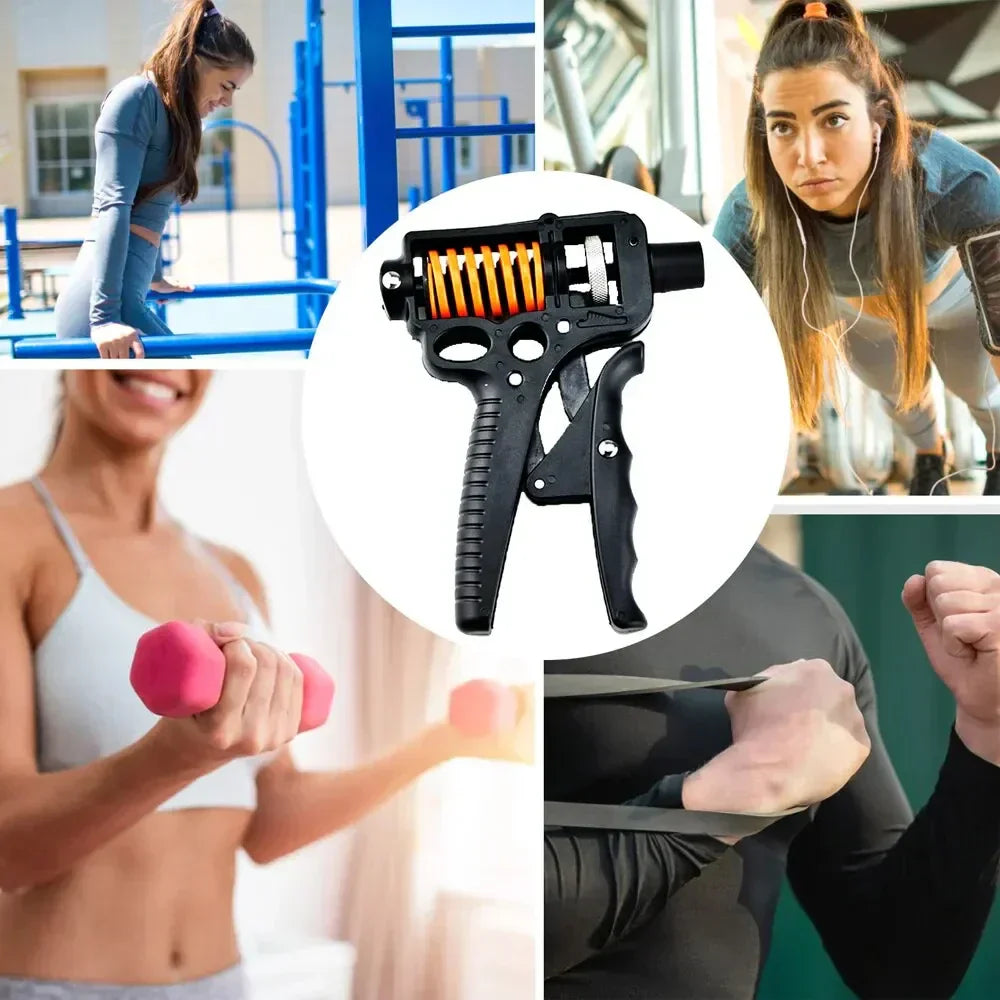 Adjustable 5-165kg Grip Strength Trainer for Wrist, Finger, and Forearm Workouts