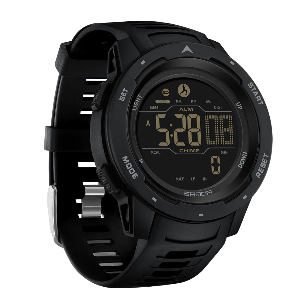Waterproof Outdoor Fitness Digital Pedometer Watch