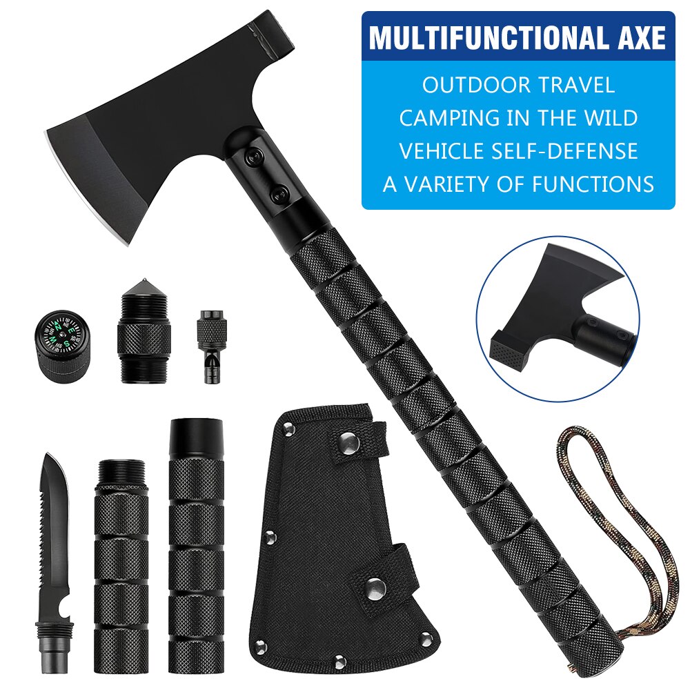 Multi-Tool Foldable Axe for Survival and Camping