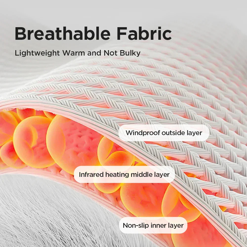 Infrared Heated Ankle Massager with Adjustable Vibration