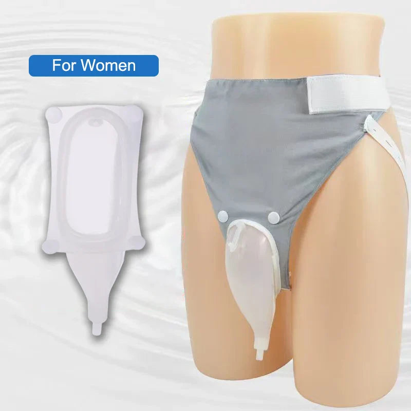 Silicone Urine Collector for Adults with Catheter Bag