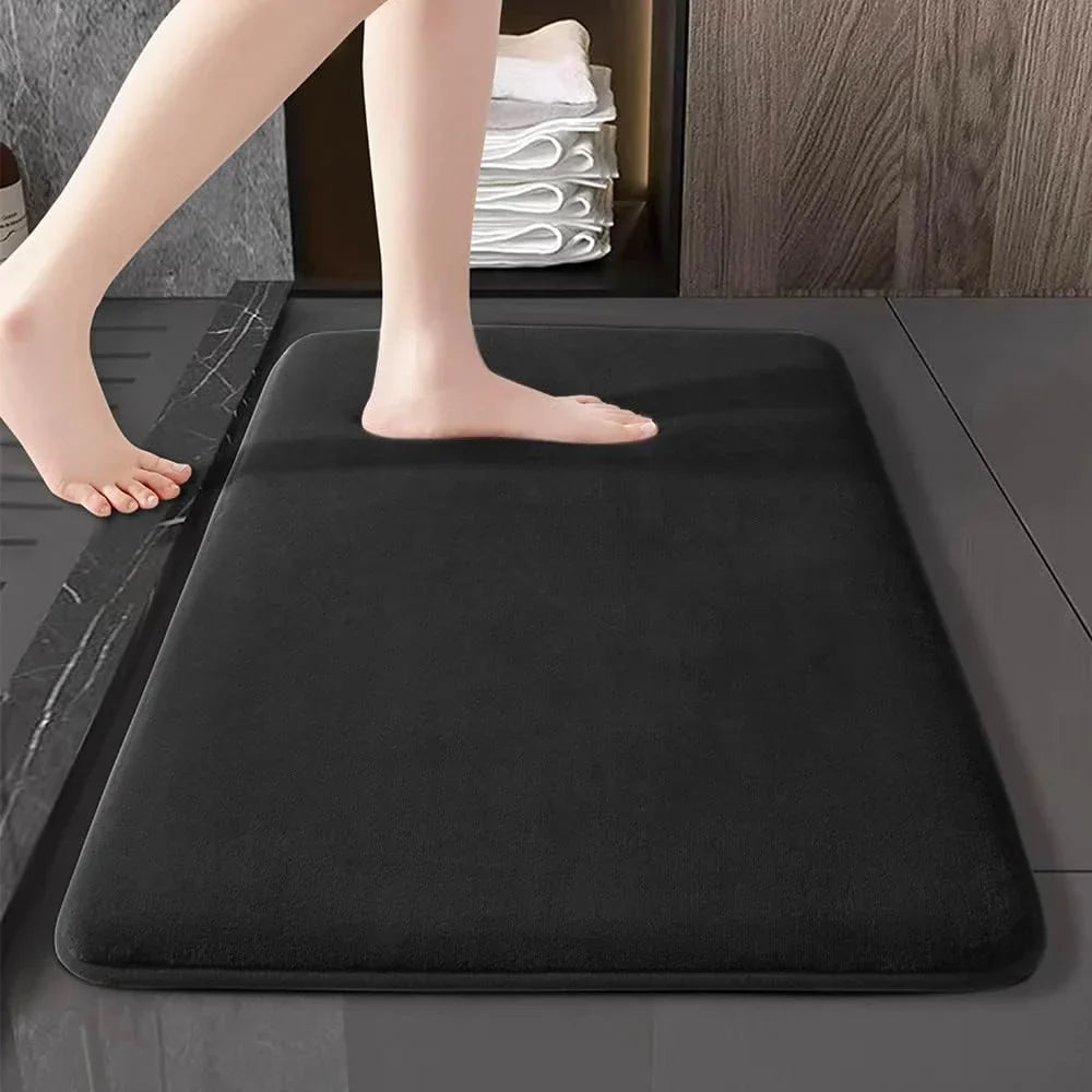 Coral Velvet Non-Slip Super Absorbent Bath and Door Mat