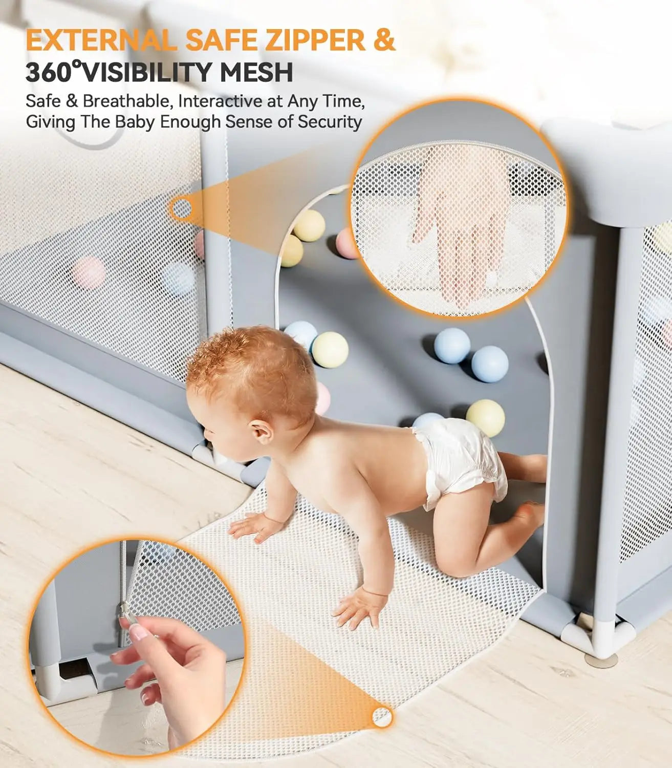 Spacious Baby & Toddler Play Tent – Safe Indoor/Outdoor Fun Space