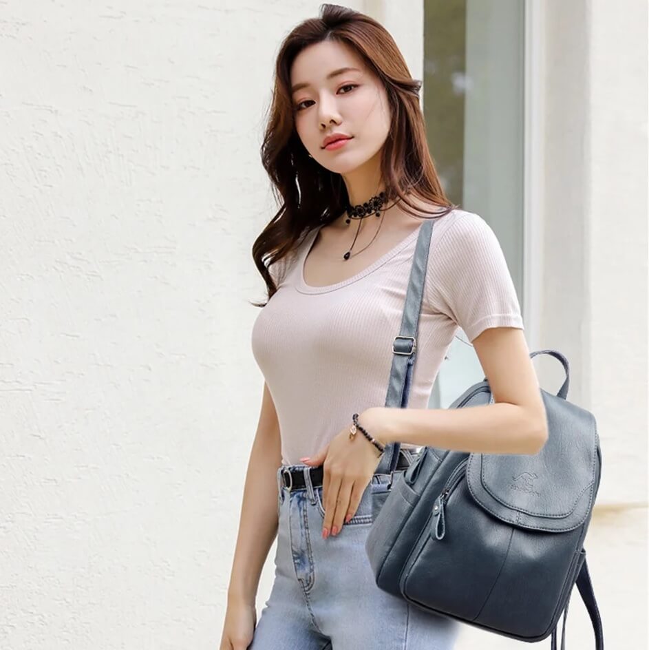 Women's Leather Backpack – Stylish and Functional