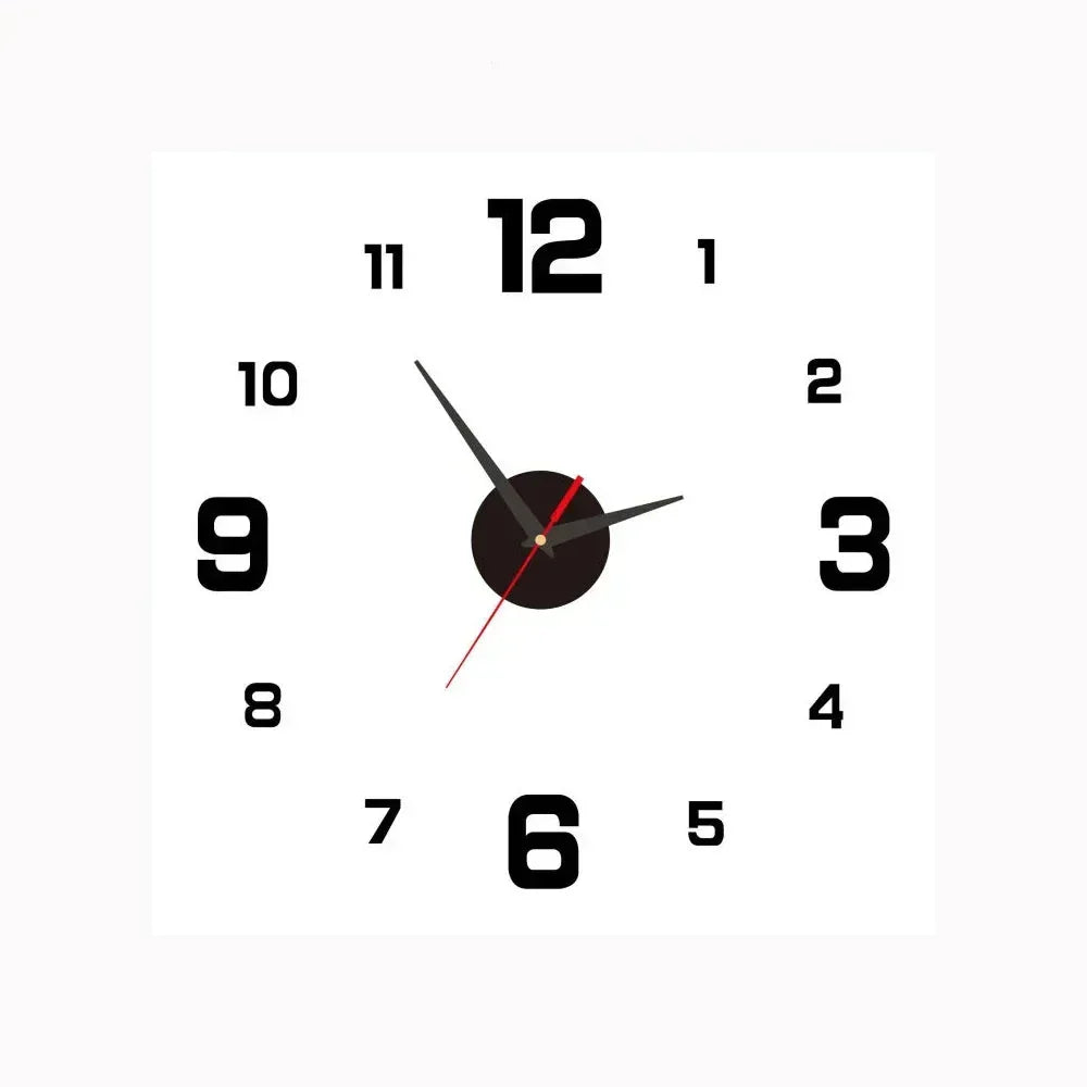 Silent Wall Clock | Elegant, Non-Ticking Timepiece for Bedroom & Office