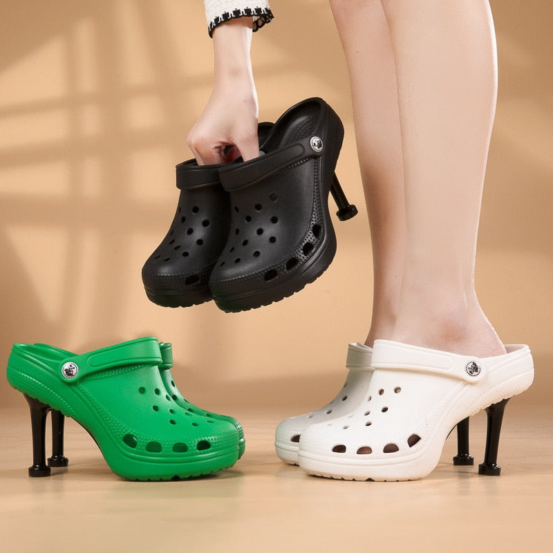 Non-Slip High Heel Beach Sandals with Thick Soles