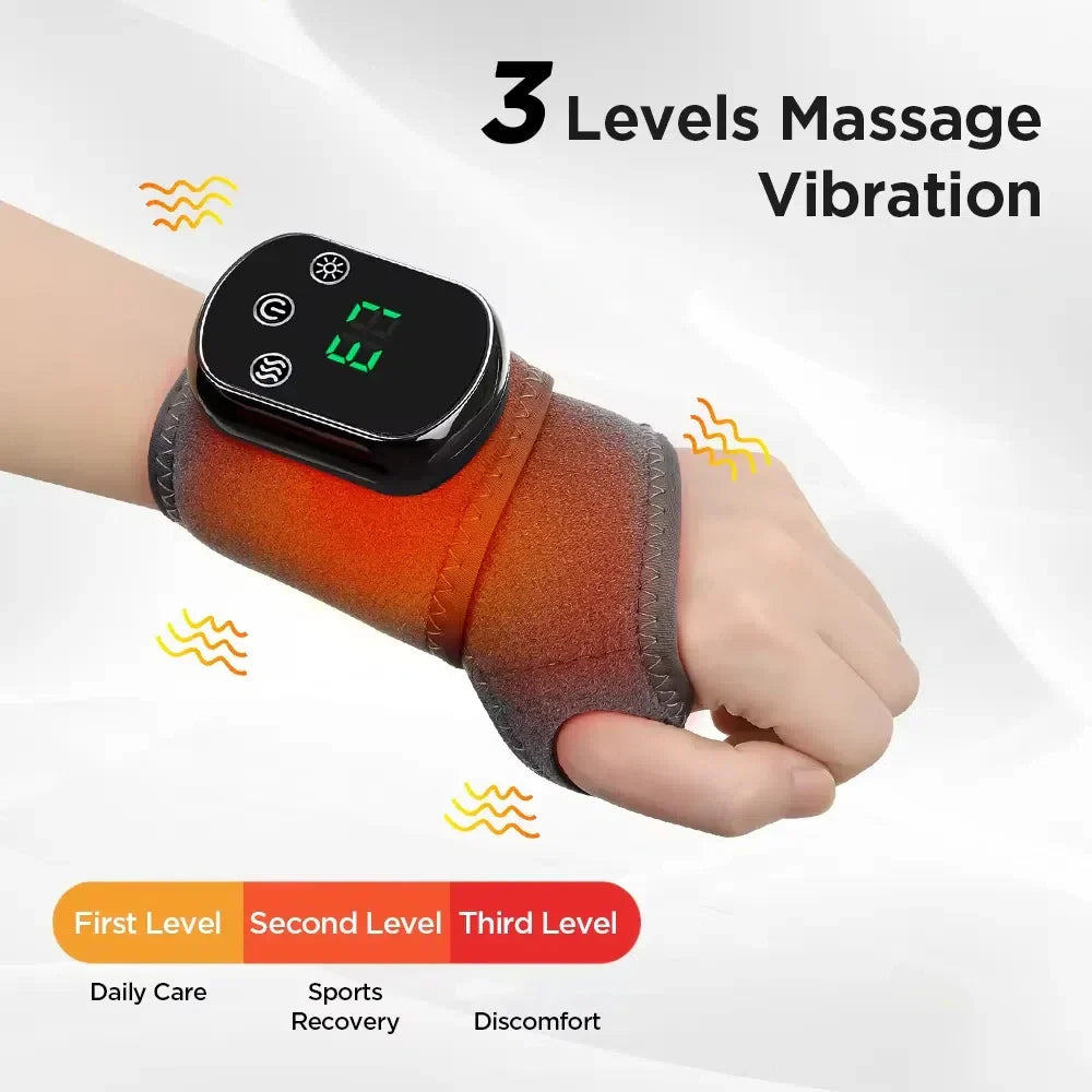 Infrared Heated Ankle Massager with Adjustable Vibration