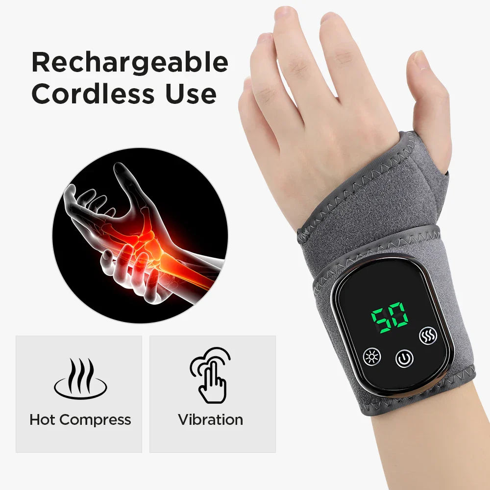 Infrared Heated Ankle Massager with Adjustable Vibration