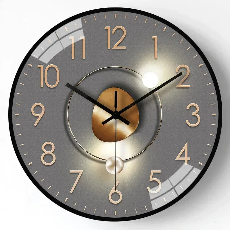 Silent Wall Clock | Elegant, Non-Ticking Timepiece for Bedroom & Office