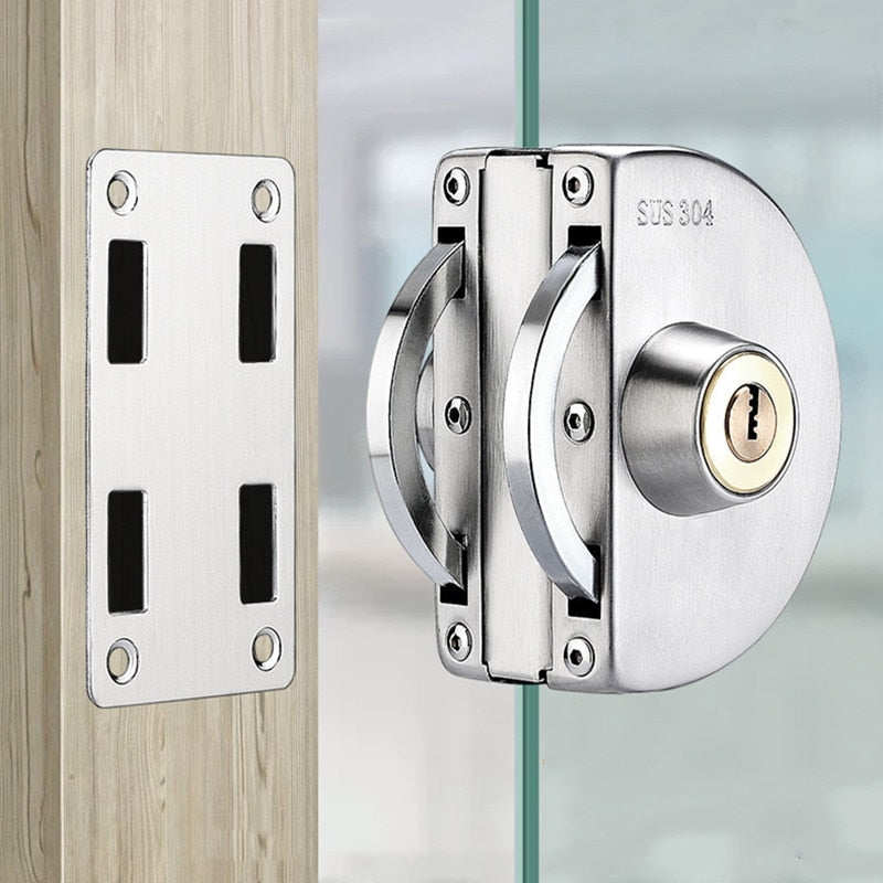 Stainless Steel Safety Lock for Sliding Glass Doors