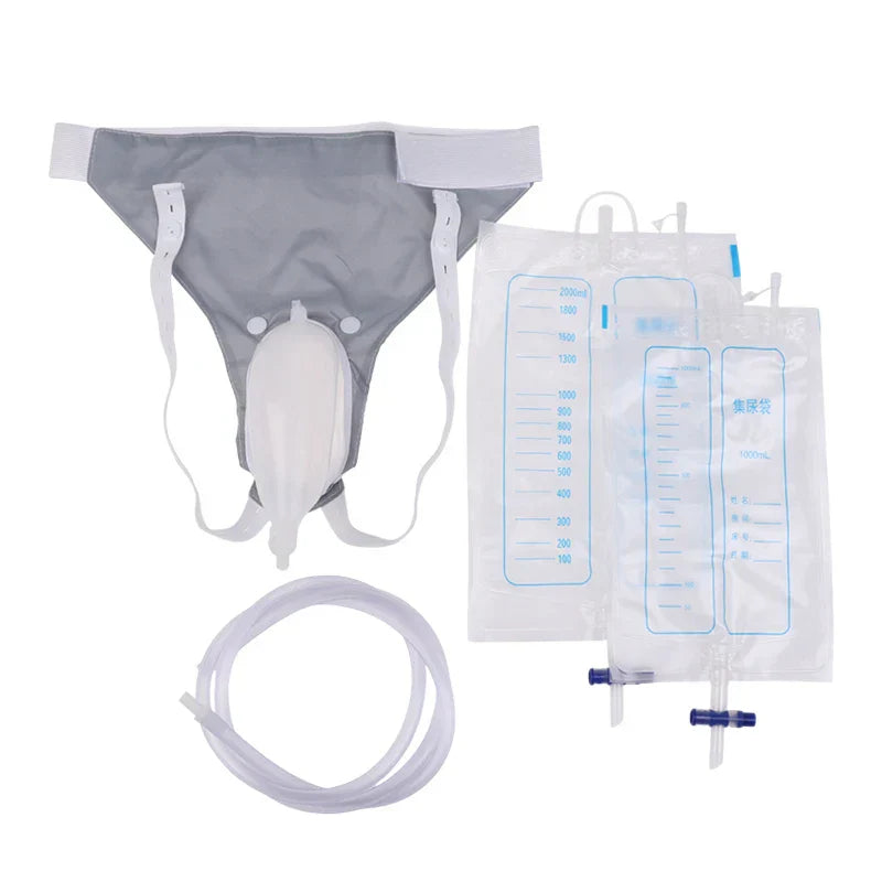 Silicone Urine Collector for Adults with Catheter Bag