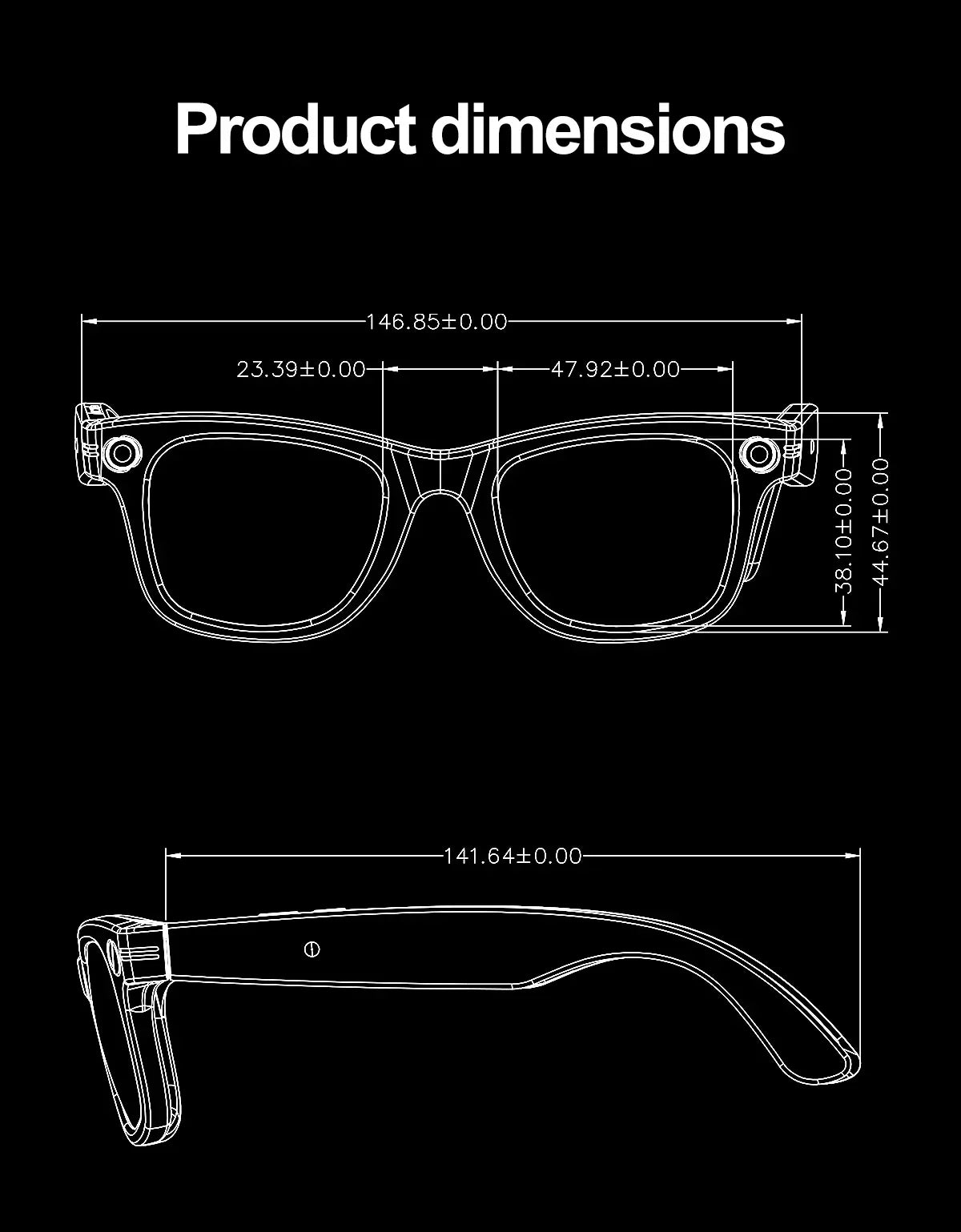 Smart Bluetooth-Enabled Camera Glasses