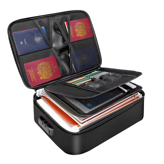 Fireproof Waterproof Document Bag – Secure Portable Storage for Travel & Home