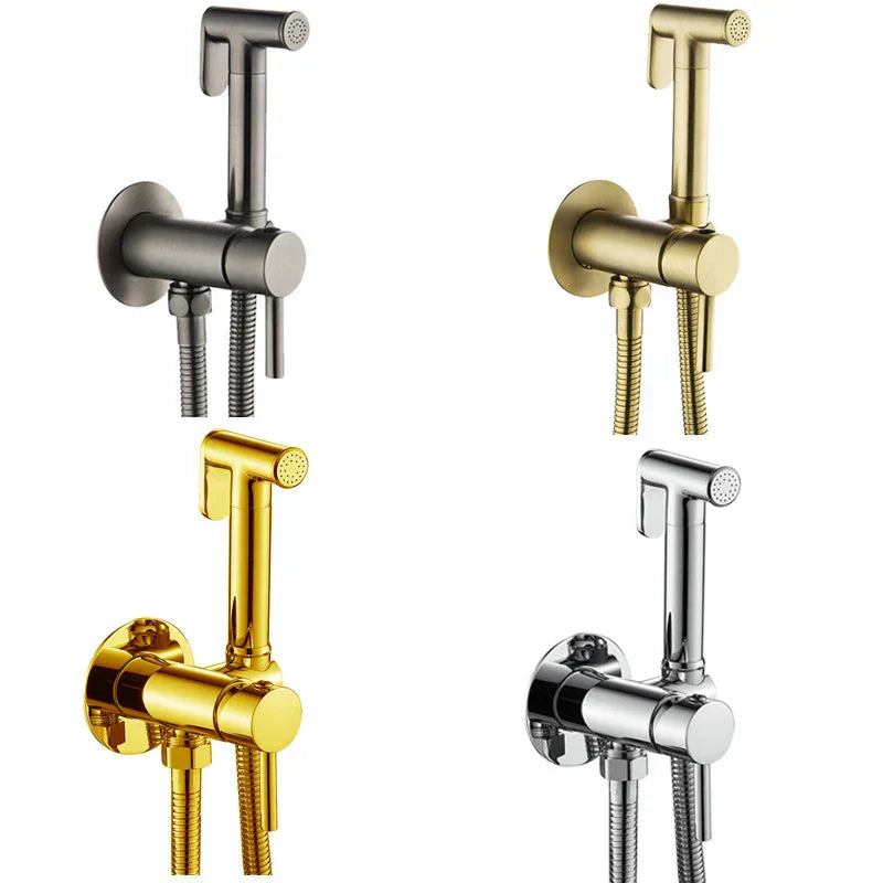 Always Clean Wall-Mounted Bidet Spray Faucet Set