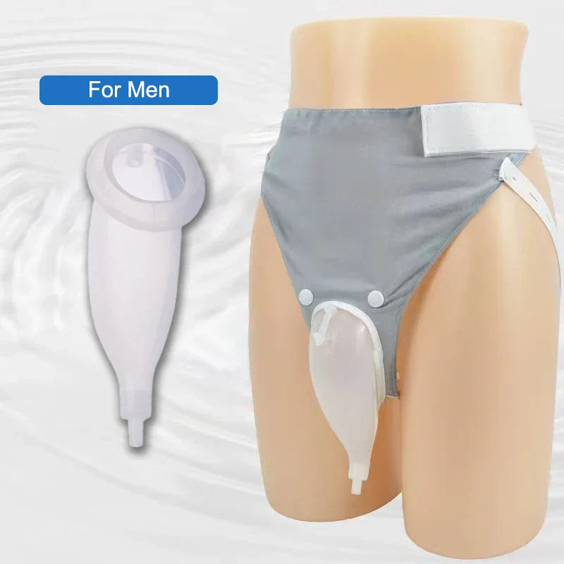 Silicone Urine Collector for Adults with Catheter Bag