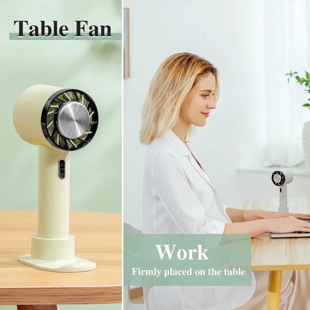 Compact Portable Cooling Fan for Home, Office, and Outdoor Adventures