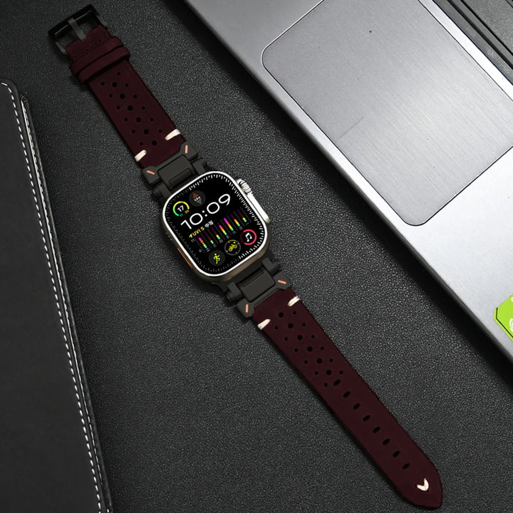 Genuine Leather Apple Watch Strap – Stylish & Durable Replacement Band
