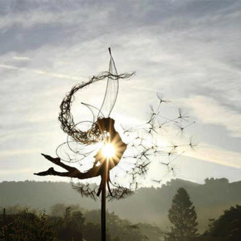 Enchanting Garden Ornament - Whimsical Dancing Spirits