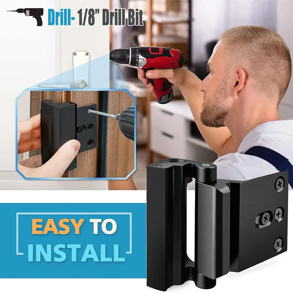 Childproof Anti-Theft Door Security Latch