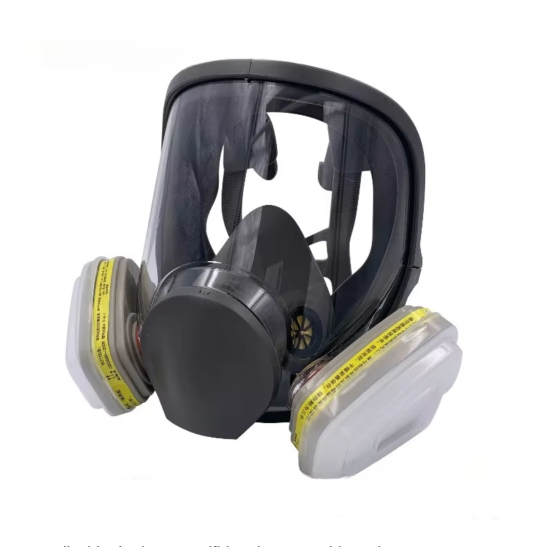 Full Face Safety Gas Mask with Anti-Fog and Secure Fit