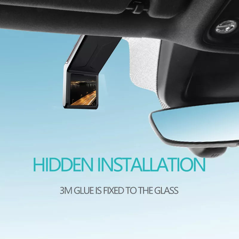 4K Dual Dash Cam with Front & Rear Recording, Night Vision, and 24/7 Monitoring
