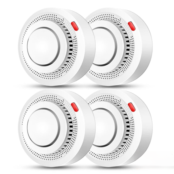 Smart WiFi Smoke Alarm with 85dB Alert – Fire Safety Sensor