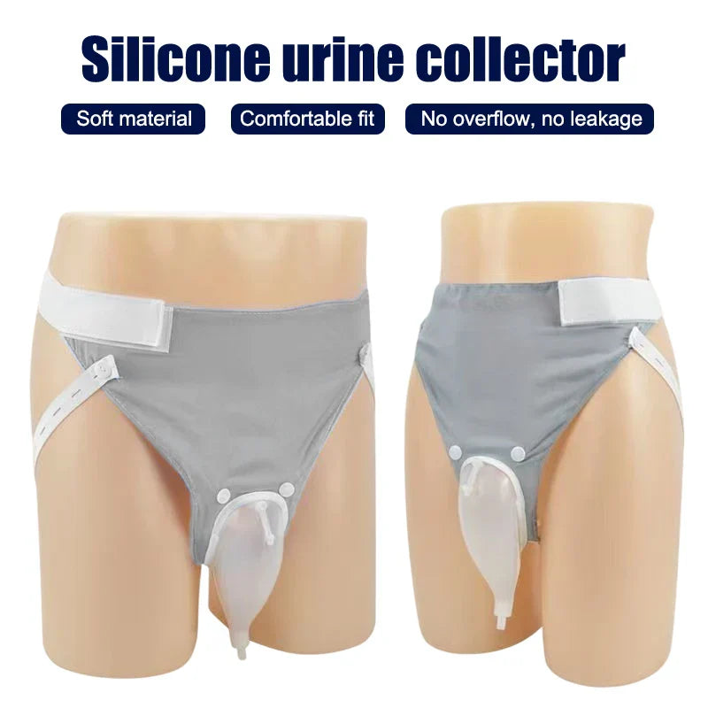 Silicone Urine Collector for Adults with Catheter Bag