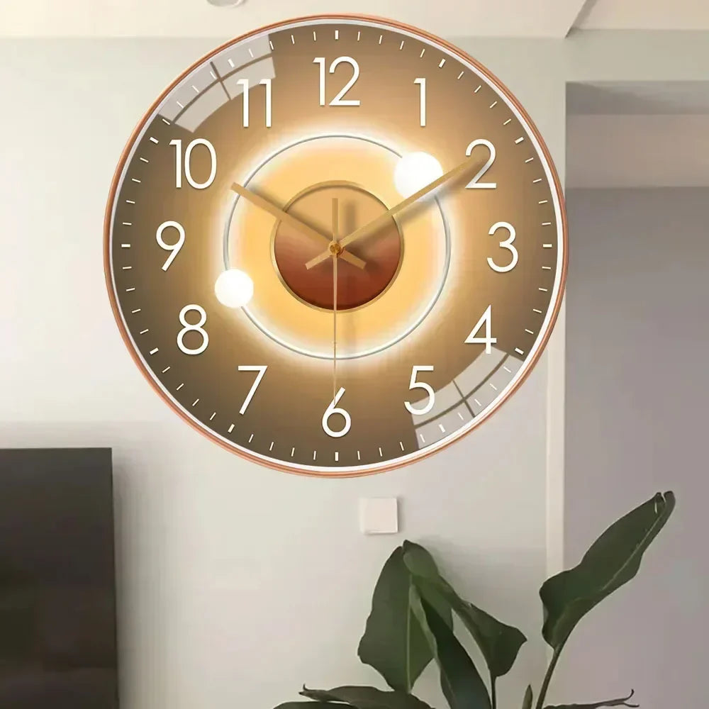Silent Wall Clock | Elegant, Non-Ticking Timepiece for Bedroom & Office
