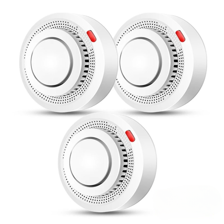 Smart WiFi Smoke Alarm with 85dB Alert – Fire Safety Sensor